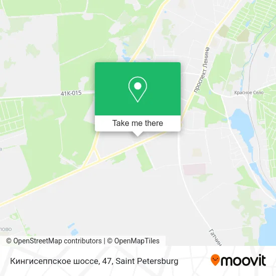 Кингисеппское шоссе, 47 map