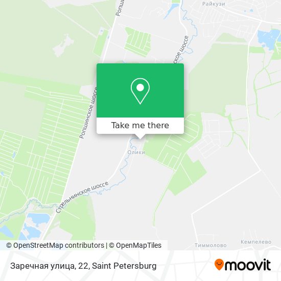Заречная улица, 22 map