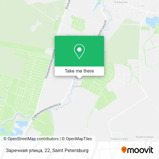 Заречная улица, 22 map