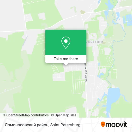 Ломоносовский район map
