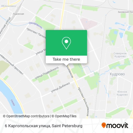 6 Каргопольская улица map