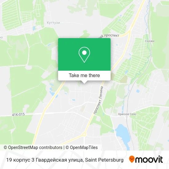 19 корпус 3 Гвардейская улица map
