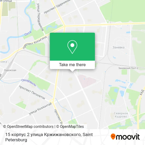 15 корпус 2 улица Кржижановского map