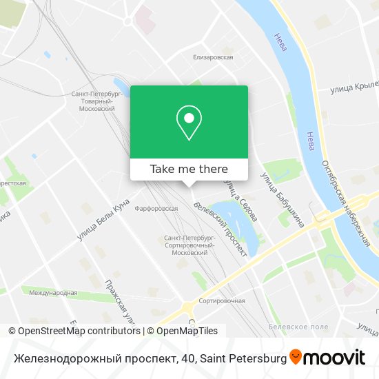 Железнодорожный проспект, 40 map