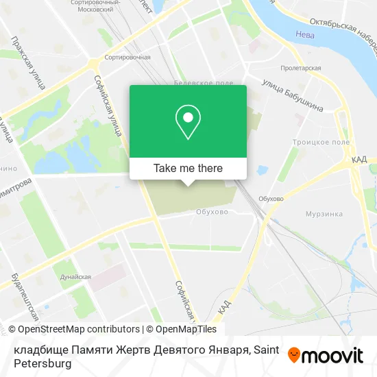 кладбище Памяти Жертв Девятого Января map