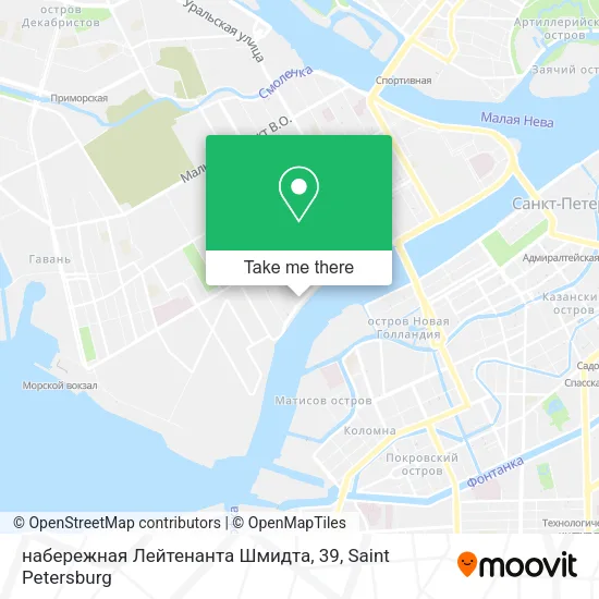 набережная Лейтенанта Шмидта, 39 map