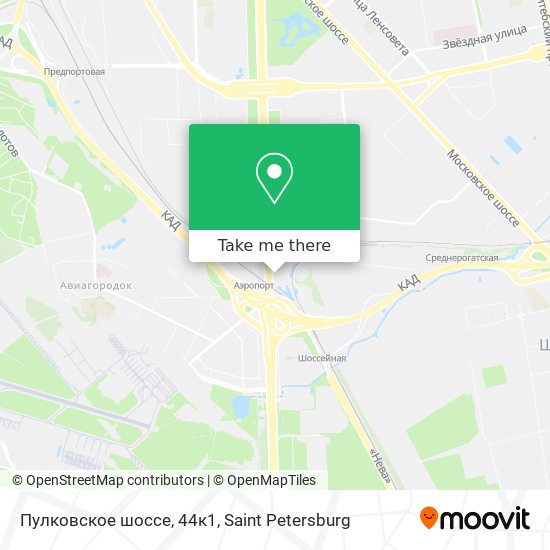 Пулковское шоссе, 44к1 map