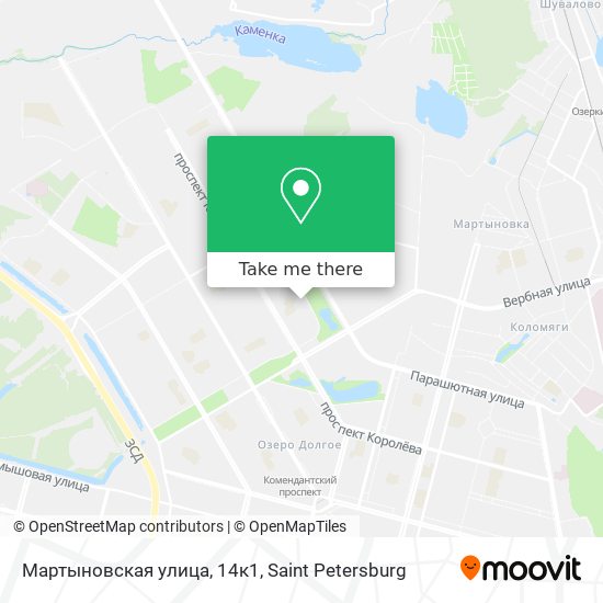 Мартыновская улица, 14к1 map