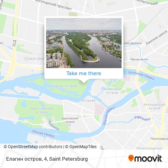 Елагин остров, 4 map