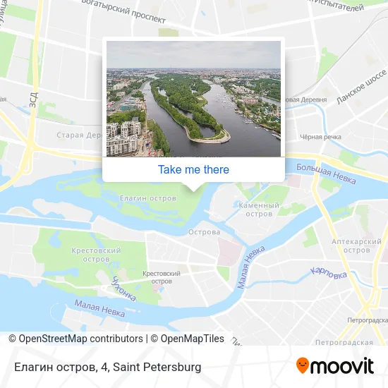 Елагин остров, 4 map