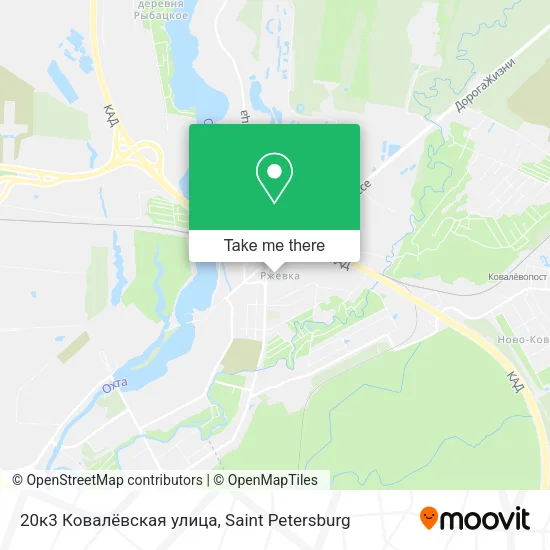 20к3 Ковалёвская улица map