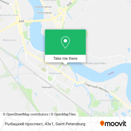 Рыбацкий проспект, 43к1 map