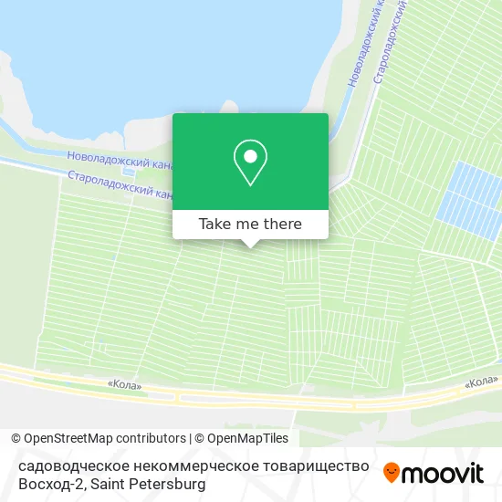 садоводческое некоммерческое товарищество Восход-2 map