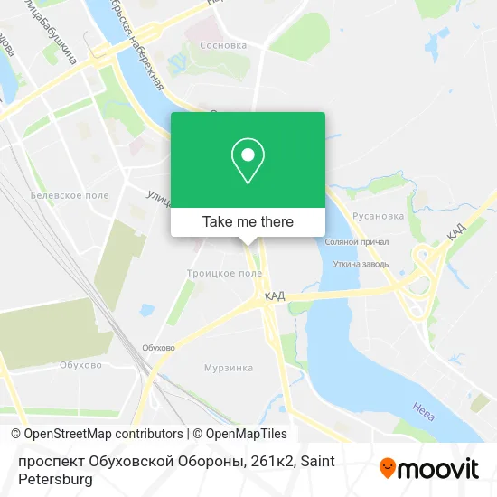 проспект Обуховской Обороны, 261к2 map