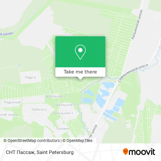 СНТ Пассаж map