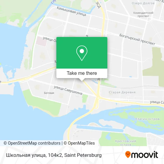 Школьная улица, 104к2 map