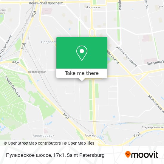 Пулковское шоссе, 17к1 map