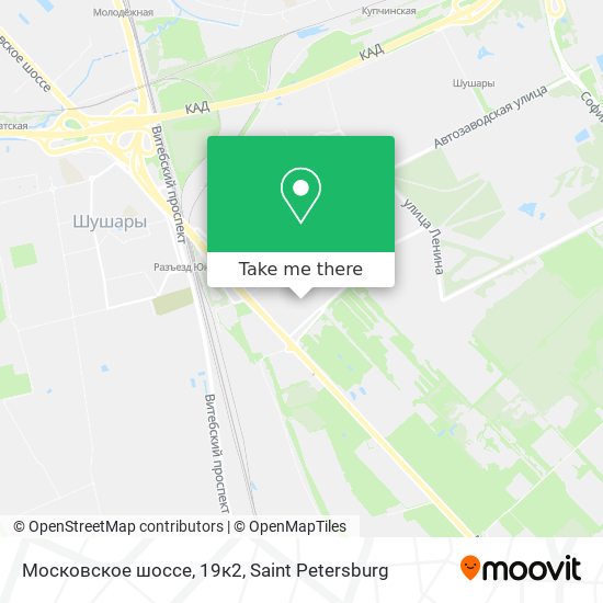 Московское шоссе, 19к2 map