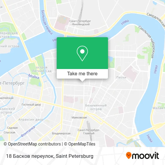 18 Басков переулок map