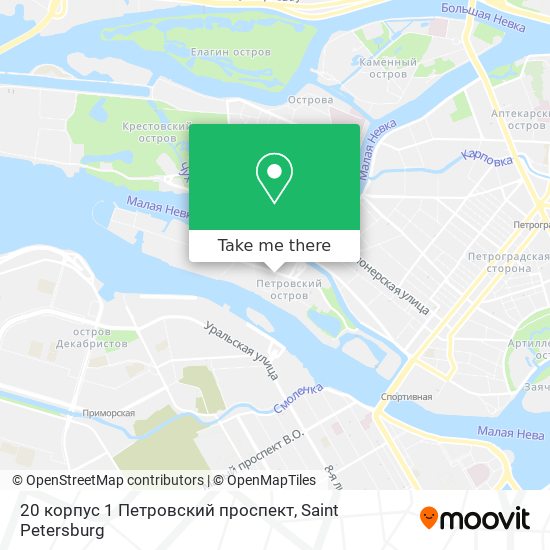 20 корпус 1 Петровский проспект map