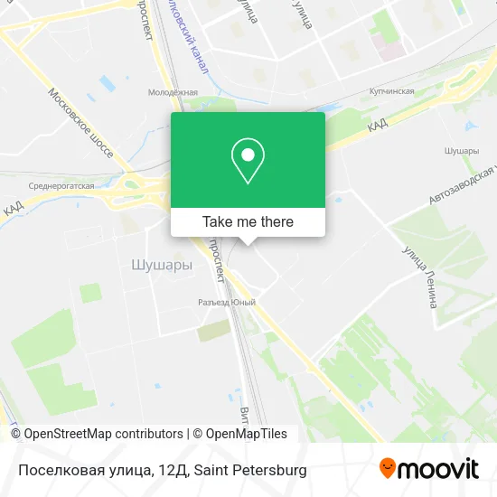 Поселковая улица, 12Д map