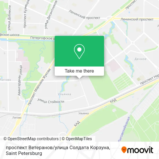 проспект Ветеранов / улица Солдата Корзуна map