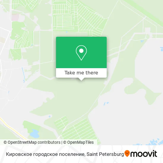 Кировское городское поселение map