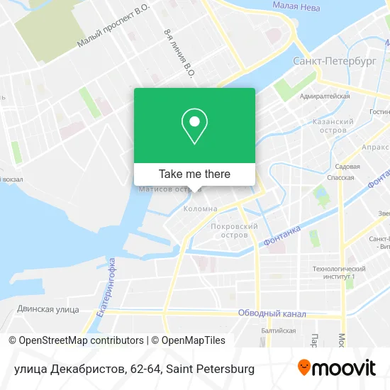 улица Декабристов, 62-64 map