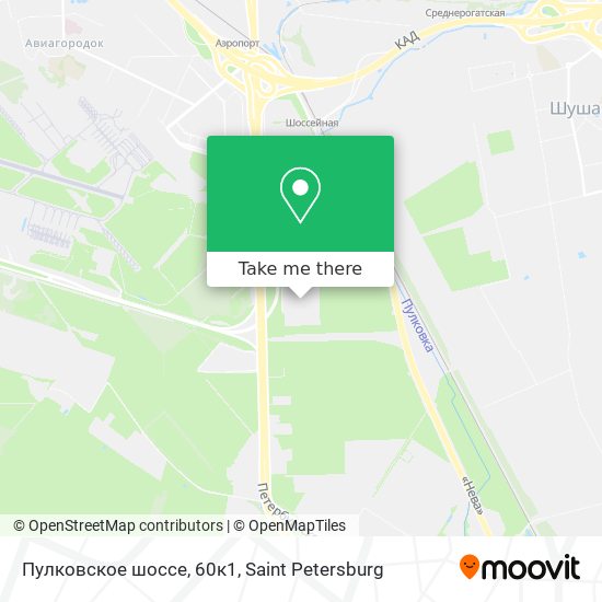 Пулковское шоссе, 60к1 map