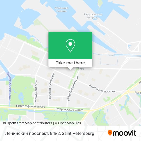 Ленинский проспект, 84к2 map
