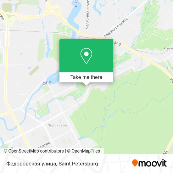 Фёдоровская улица map