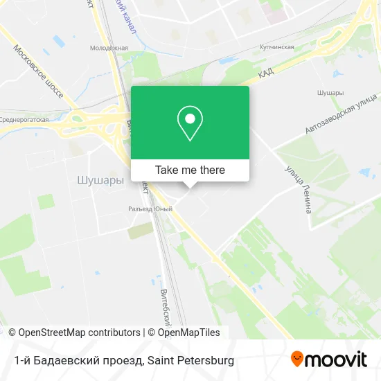 1-й Бадаевский проезд map