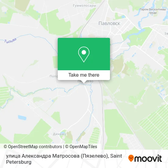 улица Александра Матросова (Пязелево) map