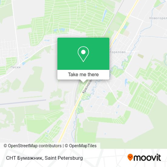 СНТ Бумажник map