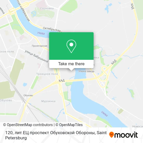 120, лит ЕЦ проспект Обуховской Обороны map