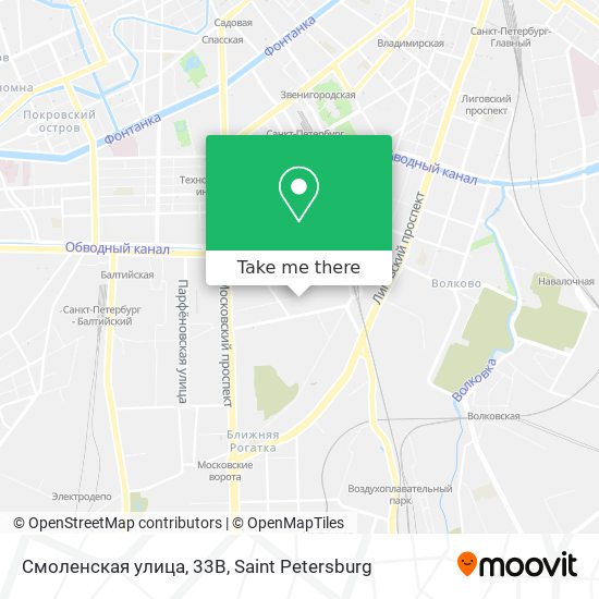 Смоленская улица, 33В map