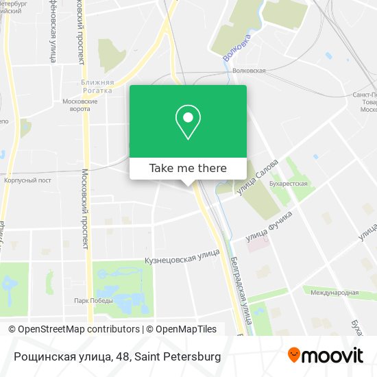 Рощинская улица, 48 map