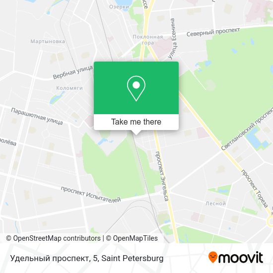 Удельный проспект, 5 map