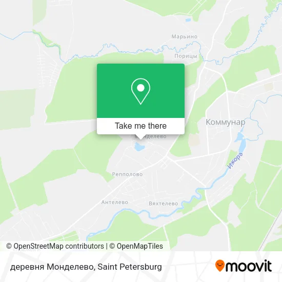 деревня Монделево map