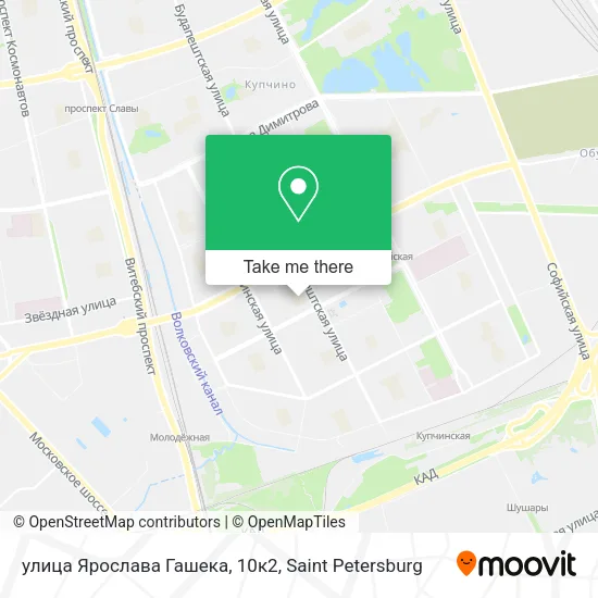 улица Ярослава Гашека, 10к2 map