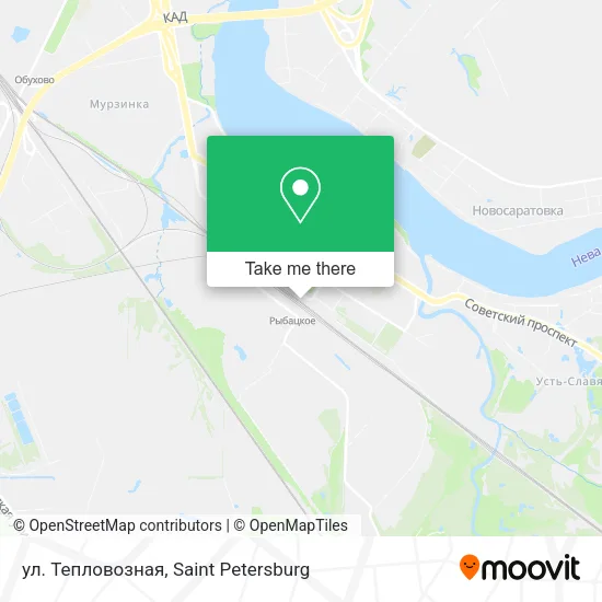 ул. Тепловозная map