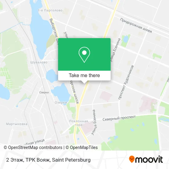 2 Этаж, ТРК Вояж map