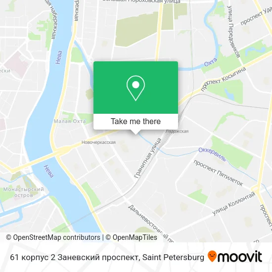 61 корпус 2 Заневский проспект map