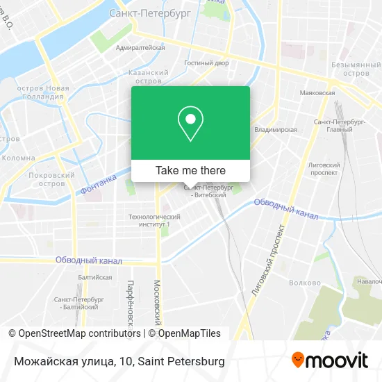 Можайская улица, 10 map