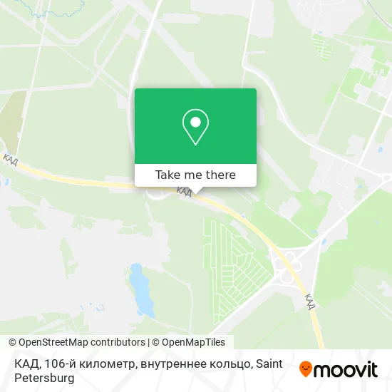 КАД, 106-й километр, внутреннее кольцо map