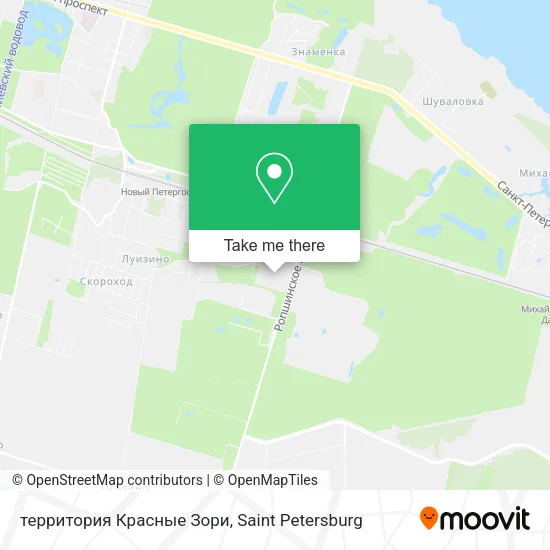 территория Красные Зори map