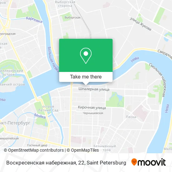 Воскресенская набережная, 22 map