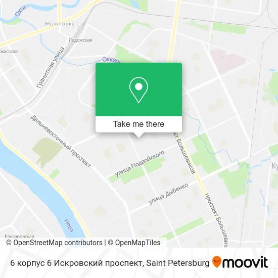 6 корпус 6 Искровский проспект map