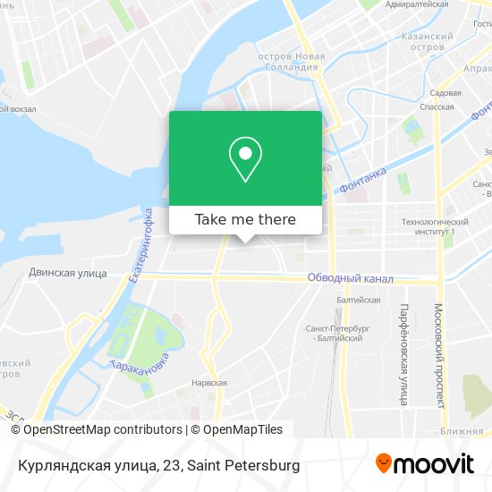 Курляндская улица, 23 map