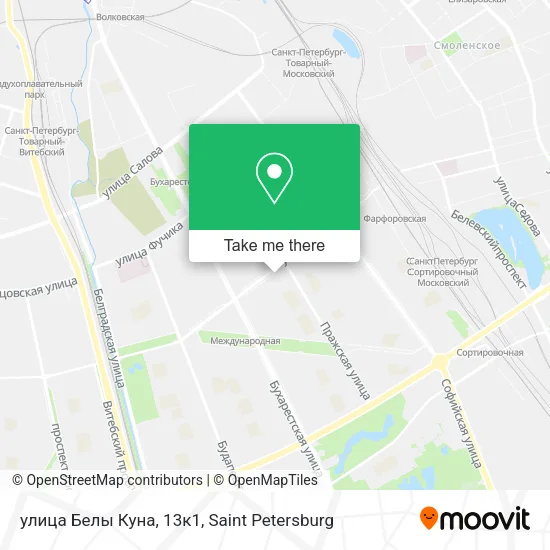 улица Белы Куна, 13к1 map